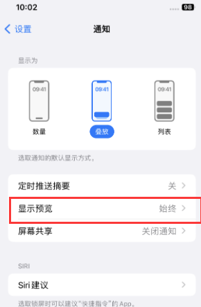 江城苹果售后维修中心分享iPhone手机收不到通知怎么办 