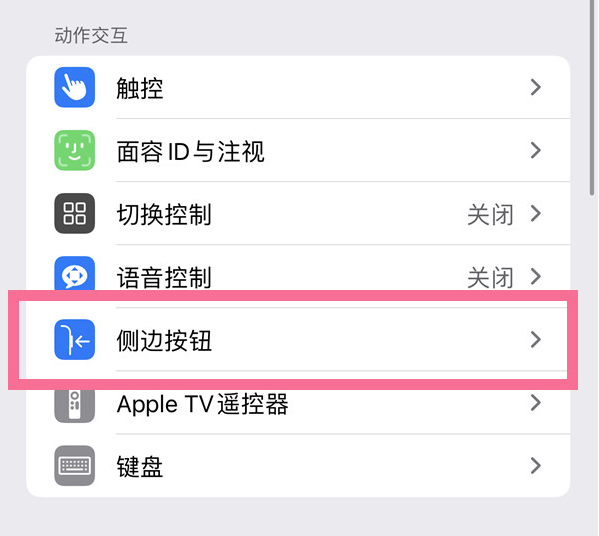 江城苹果14维修店分享iPhone14 Plus侧键双击下载功能关闭方法 