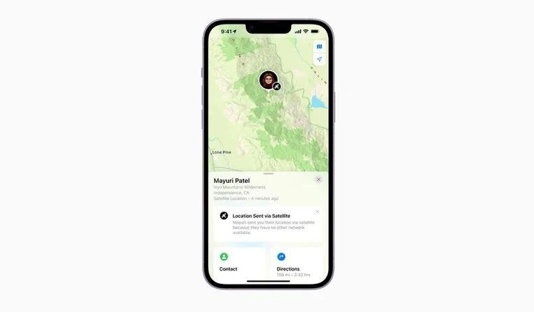 江城苹果14维修分享iPhone14系列中 FindMy功能通过卫星分享位置方法教程 