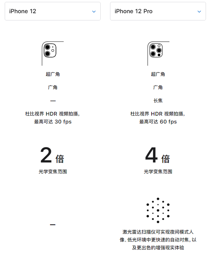江城苹果手机维修分享苹果 iPhone 12 与 iPhone 12 Pro 选哪款 